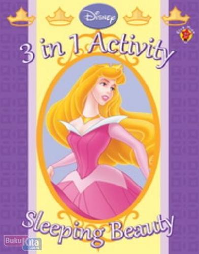 Cover Buku 3 in 1 Activity : Slepping Beauty
