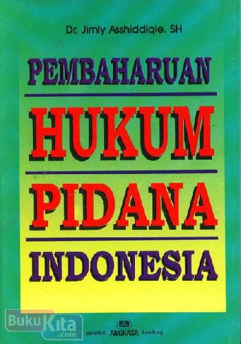 Cover Buku Pembaharuan Hukum Pidana Indonesia