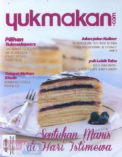 Cover Buku Majalah Yukmakan.com #24 | Desember 2012 - Februari 2013