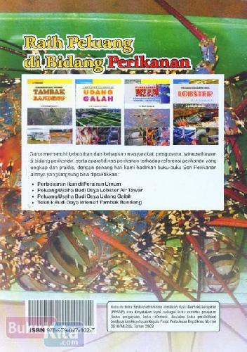 Cover Belakang Buku Peluang Usaha Budi Daya Lobster Air Tawar