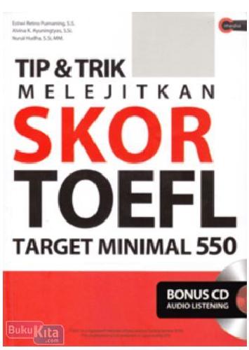 Cover Buku Tip & Trik Melejitkan Skore TOEFL