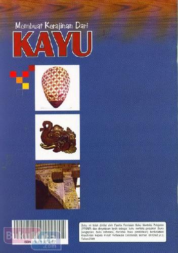 Cover Belakang Buku Membuat Kerajinan Dari Kayu