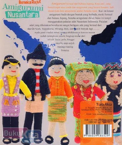 Cover Belakang Buku Boneka Rajut Amigurumi Nusantara