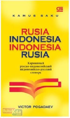 Cover Buku Kamus Saku Rusia - Indonesia # Indonesia - Rusia