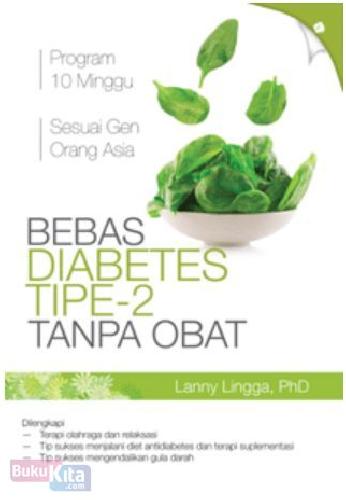 Cover Buku Bebas Diabetes Tipe-2 Tanpa Obat