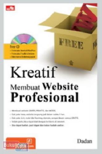Cover Buku Kreatif Membuat Website Profesional
