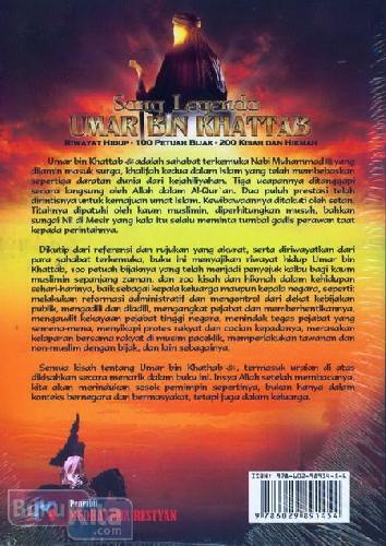 Cover Belakang Buku Sang Legenda Umar bin Khattab