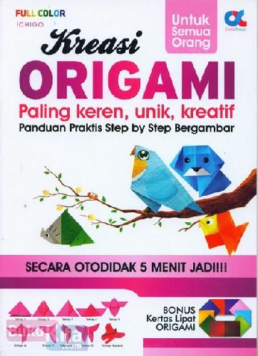 Cover Buku Kreasi Origami Paling keren, unik, kreatif (Full Color)
