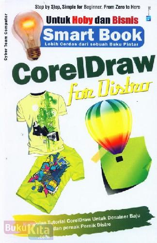 Cover Buku Smart Book Corel Draw for Distro