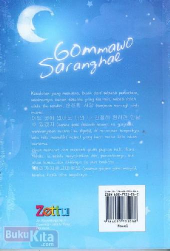 Cover Belakang Buku Gommawo Saranghae : Mencintai, sebuah penantian tanpa akhir