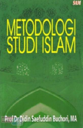 Cover Buku Metodologi Studi Islam