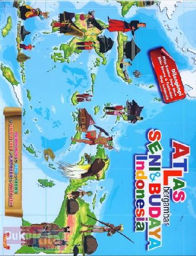 Cover Buku Atlas Bergambar Seni & Budaya Indonesia