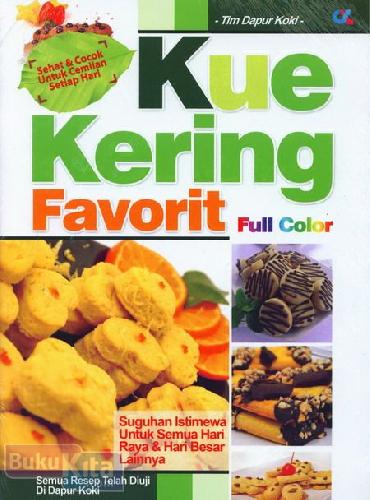 Cover Depan Buku Kue Kering Favorit (Full Color)