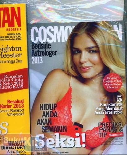 Cover Belakang Buku Majalah Cosmopolitan No. 185 Edisi Januari 2013