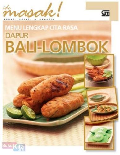 Cover Buku Menu Lengkap Cita Rasa : Dapur Bali - Lombok