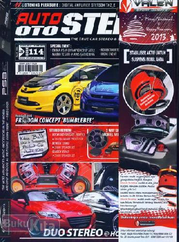 Cover Buku Majalah OtoStereo #114 | 10 Desember 2012 - 10 Januari 2013