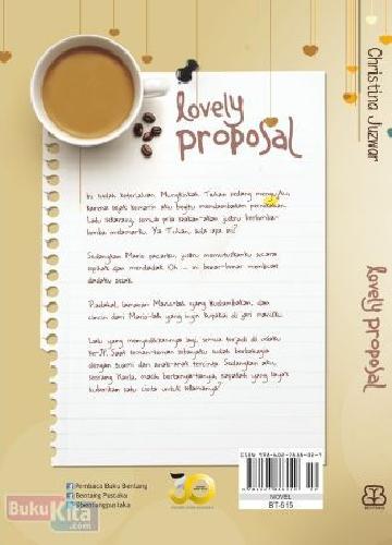 Cover Belakang Buku Lovely Proposal