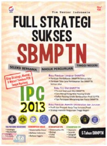 Cover Buku Full Strategi Sukses SBMPTN IPC 2013