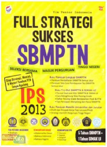 Cover Buku Full Strategi Sukses SBMPTN IPS 2013
