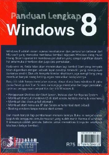 Cover Panduan Lengkap Windows 8