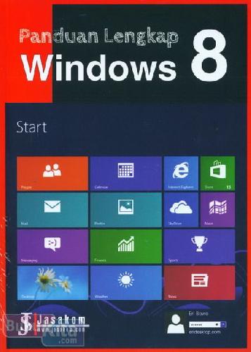 Cover Depan Buku Panduan Lengkap Windows 8