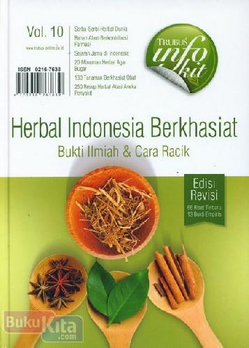 Cover Buku Herbal Indonesia Berkhasiat : Bukti Ilmiah & Cara Racik - Vol 10 (Edisi Revisi)
