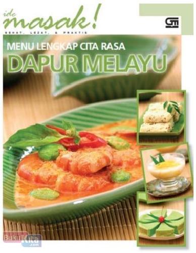 Cover Buku Menu Lengkap Cita Rasa Dapur Melayu