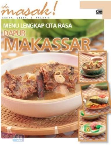 Cover Buku Menu Lengkap Cita Rasa Dapur Makassar