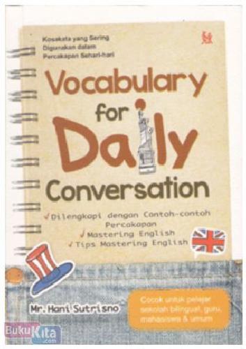 Cover Buku Vocabulary For Daily Conversation