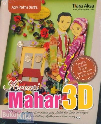 Cover Buku Kreasi Mahar 3D