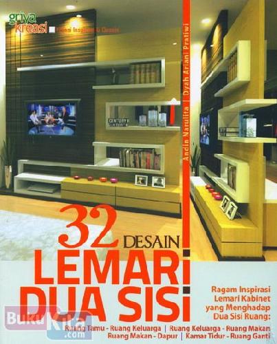 Cover Buku 32 Desain Lemari Dua Sisi