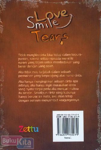 Cover Belakang Buku Love Smile Tears