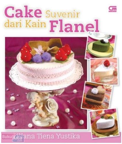 Cover Buku Cake Suvenir dari Kain Flanel