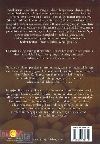 Cover Belakang Buku Hidup Seimbang Di Dalam Kasih Karunia & Iman