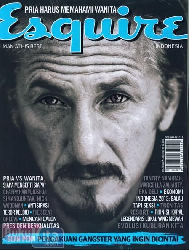 Cover Buku Majalah Esquire #72 - Februari 2013
