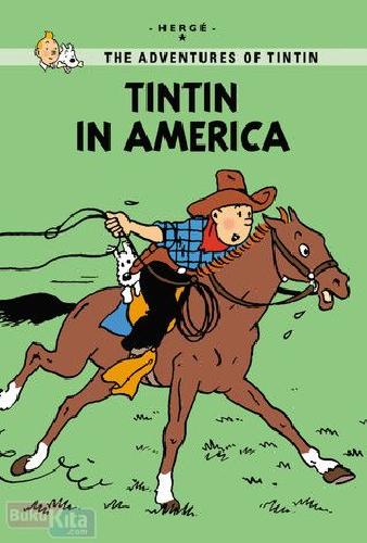 Cover Buku Tintin Readers : Tintin in America (English Version)