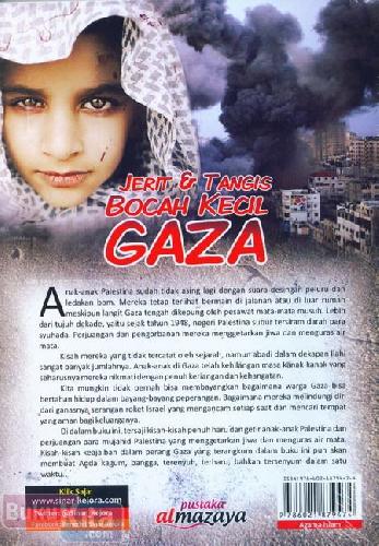 Cover Belakang Buku Jerit & Tangis Bocah Kecil Gaza