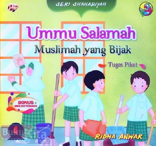 Cover Buku Seri Shahabiyah Ummu Salamah Muslimah yang Bijak (full color)