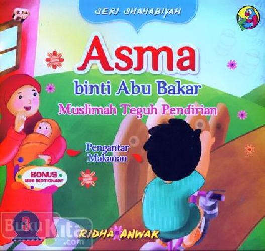 Cover Buku Seri Shahabiyah Asma Muslimah Teguh Pendirian