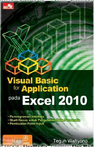 Cover Buku Visual Basic for Application pada Excel 2010