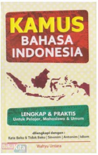 Cover Buku Kamus Bahasa Indonesia Lengkap & Praktis