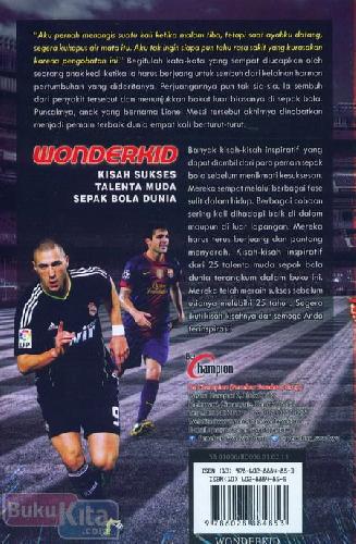 Cover Belakang Buku Wonderkid : Kisah Sukses Talenta Muda Sepak Bola Dunia