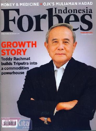 Cover Buku Majalah Forbes Indonesia Volume 4 Issue 2 - February 2013