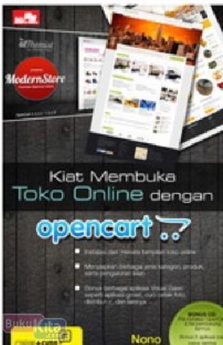 Cover Buku Kiat Membuka Toko Online dengan OpenCart