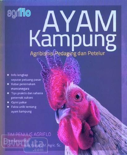 Cover Buku Ayam Kampung:Agribisnis Pedaging&Petelur