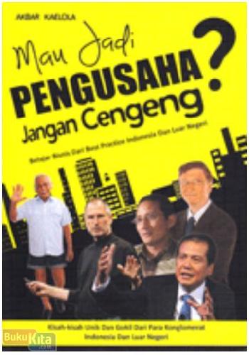 Cover Buku Mau Jadi Pengusaha? Jangan Cengeng