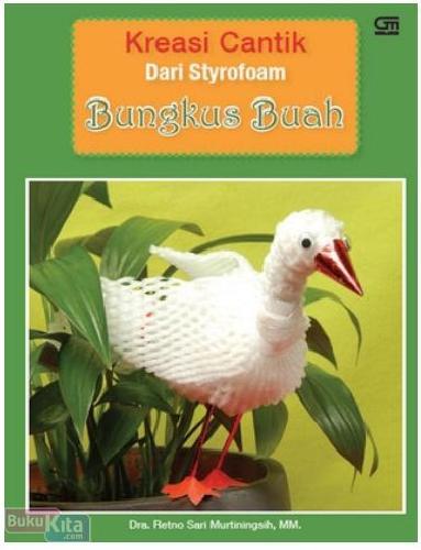 Cover Buku Kreasi Cantik dari Styrofoam Bungkus Buah