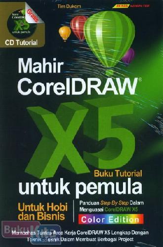 Cover Buku Mahir Coreldraw X5 untuk Pemula