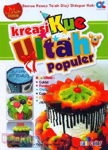 Cover Buku Kreasi Kue Ultah Populer (full color)