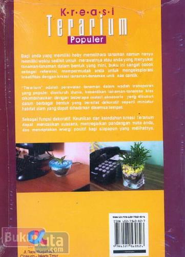 Cover Belakang Buku Kreasi Terarium Populer (full color)